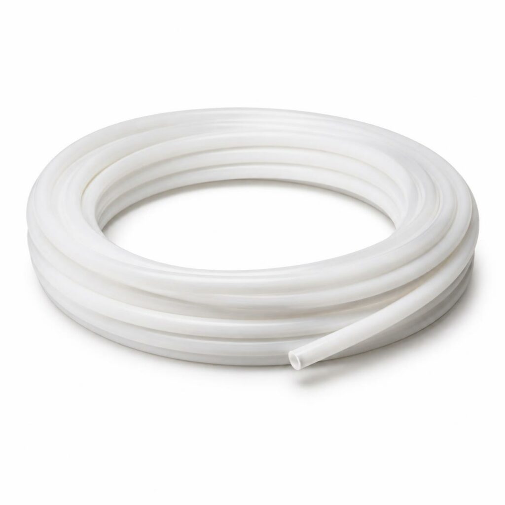 Tube polyéthylène alimentaire 1/4 pouce pour osmoseur — couronne blanche