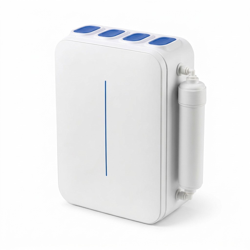 Osmoseur grande capacité OD-M2 avec cartouche de reminéralisation en ligne montée sur le côté